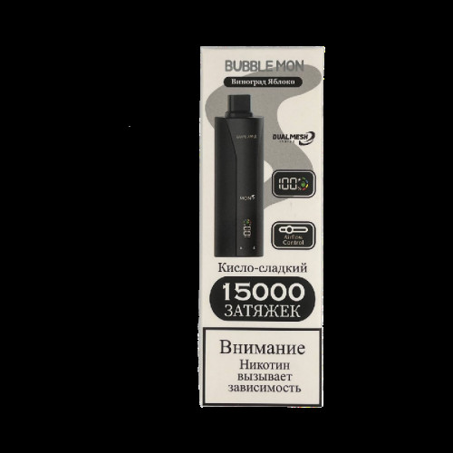 Bubble Mon Booster P-15000 Виноград Яблоко